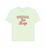 Pastel Green Normal One Women's Relaxed Fit T-shirt