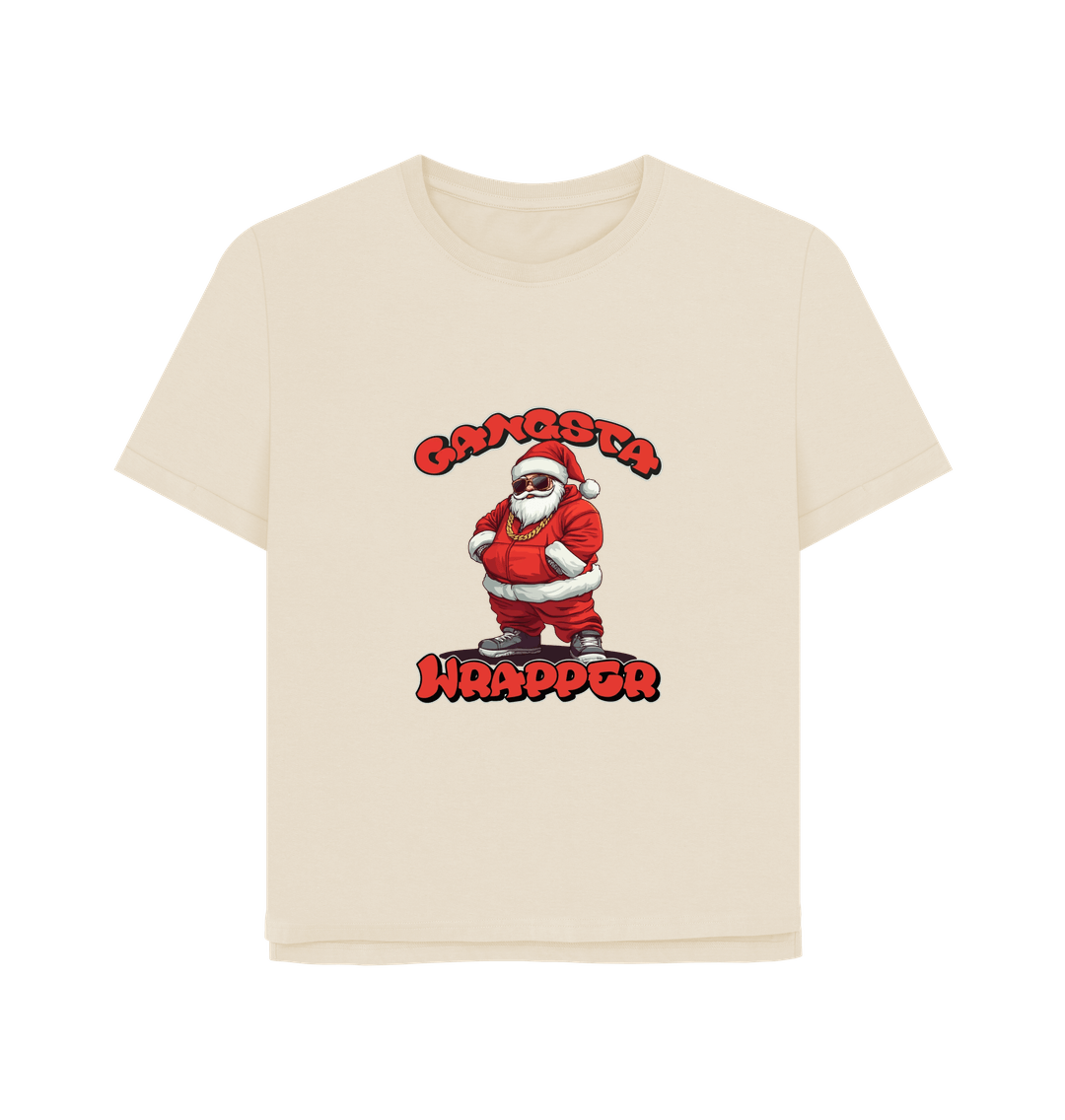 Oat Gangsta Wrapper Women's Relaxed Fit Christmas T-shirt