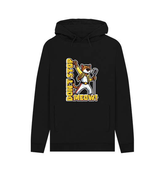 Black Don't Stop Meow Men's Hoodie