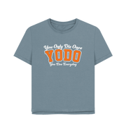 Stone Blue Yodo Women's Relaxed Fit T-shirt