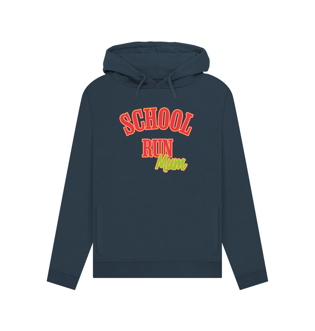 Navy Blue School Run Mum Women's Hoodie