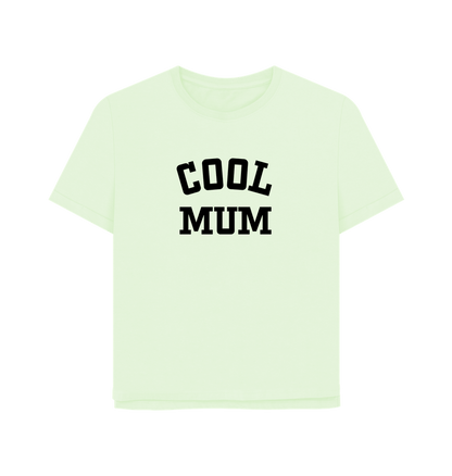 Pastel Green Cool Mum Women's Relaxed Fit T-shirt