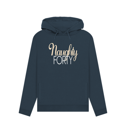 Navy Blue Naughty Forty Women's Hoodie