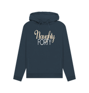 Navy Blue Naughty Forty Women's Hoodie
