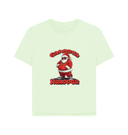 Pastel Green Gangsta Wrapper Women's Relaxed Fit Christmas T-shirt