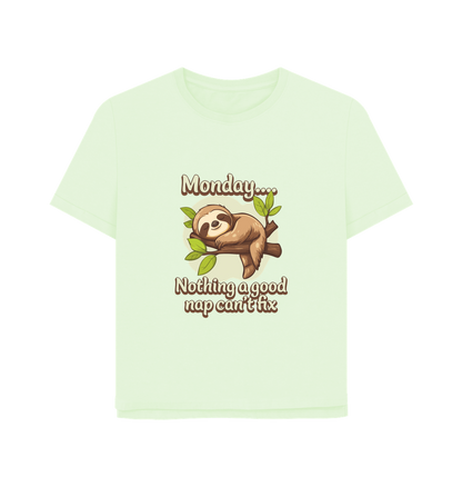 Pastel Green Printed T-shirt