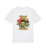 White Printed T-shirt Front