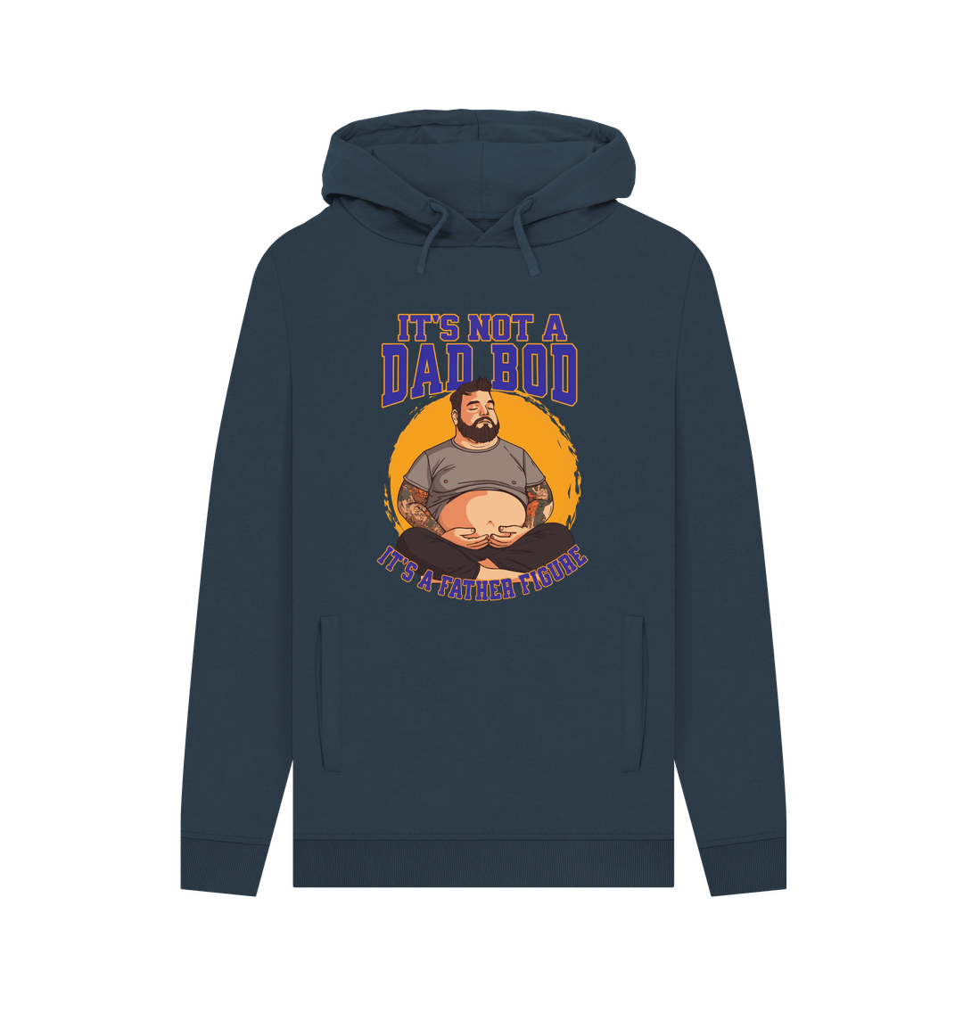 Navy Not A Dad Bod Men's Hoodie
