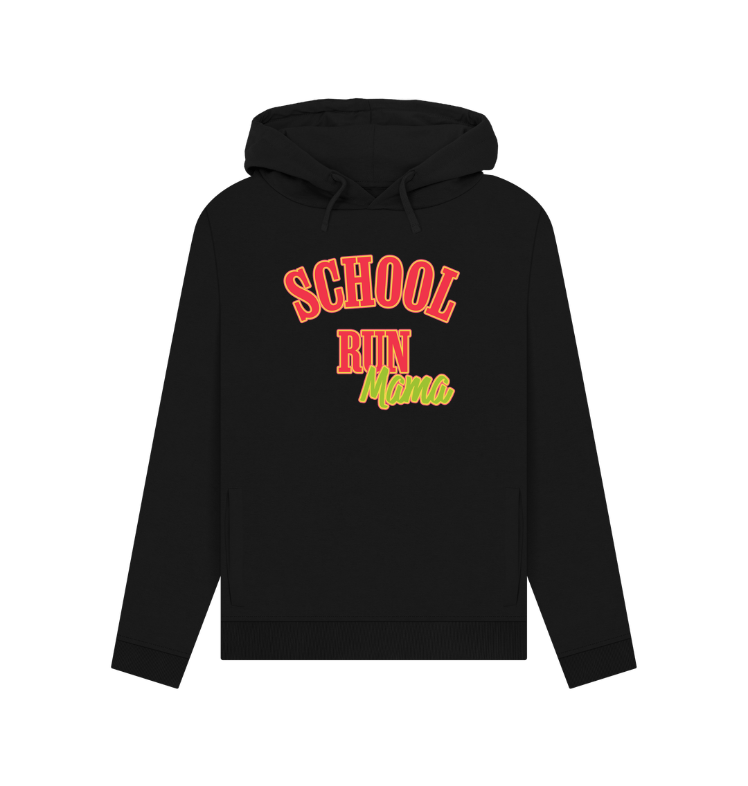 Black School Run Mama Women's Hoodie