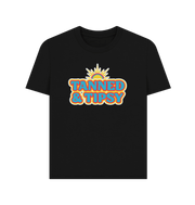 Black Tanned And Tipsy Women's T-shirt