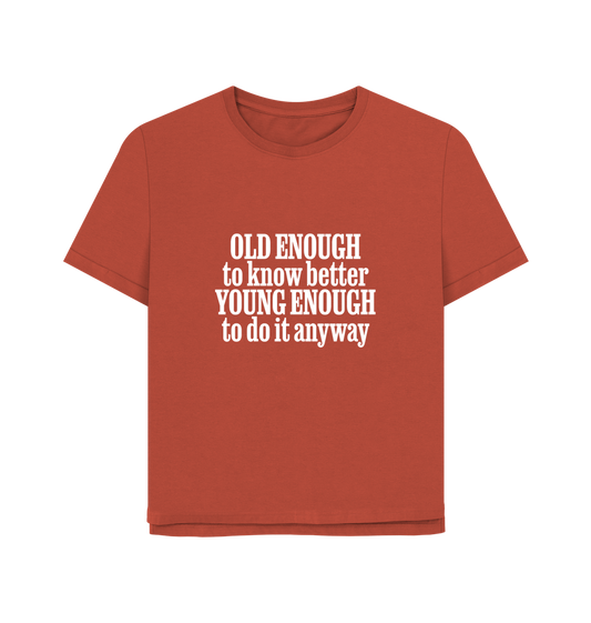 Rust Printed T-shirt