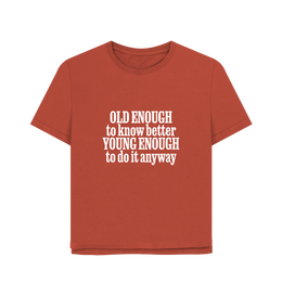 Rust Printed T-shirt