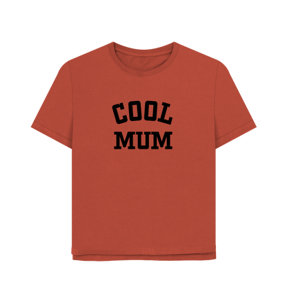 Rust Cool Mum Women's Relaxed Fit T-shirt
