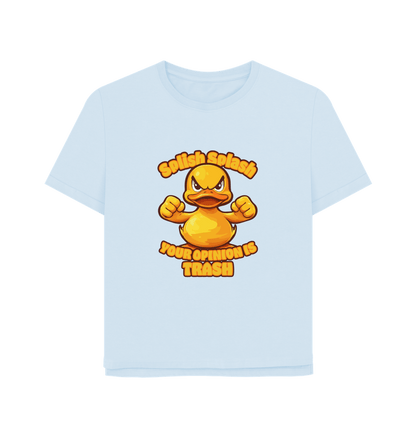 Sky Blue Splish Splash Women's Relaxed Fit T-shirt