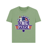 Sage Talk To Me Goose Women's T-shirt