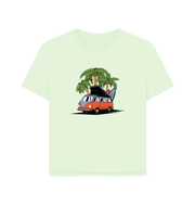 Pastel Green Campervan Women's Relaxed Fit T-shirt