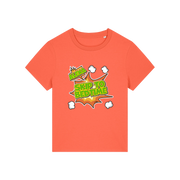 orange funny slogan t-shirt with 'alexa skip to bedtime'