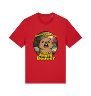 Red Animal T-shirt with the graphic of a beaver
