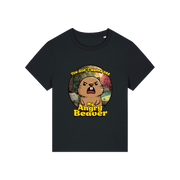 black rude t-shirt with the graphic of a beaver and the slogan 'you don't wanna see my angry beaver'