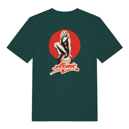 green music t-shirt with a graphic that is inspired by the iconic band blondie
