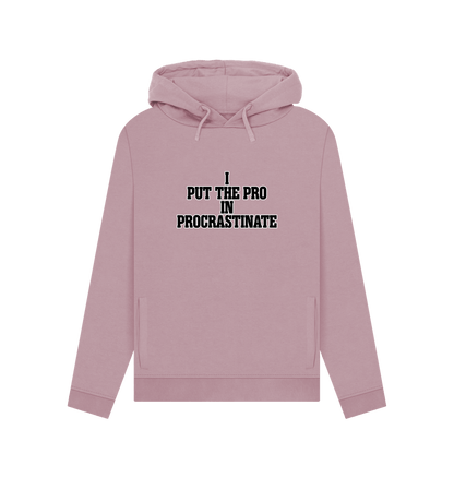 Mauve Procrastinate Women's Hoodie