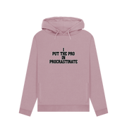 Mauve Procrastinate Women's Hoodie