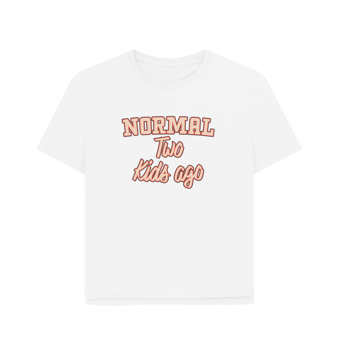 White Normal Two Women's Relaxed Fit T-shirt