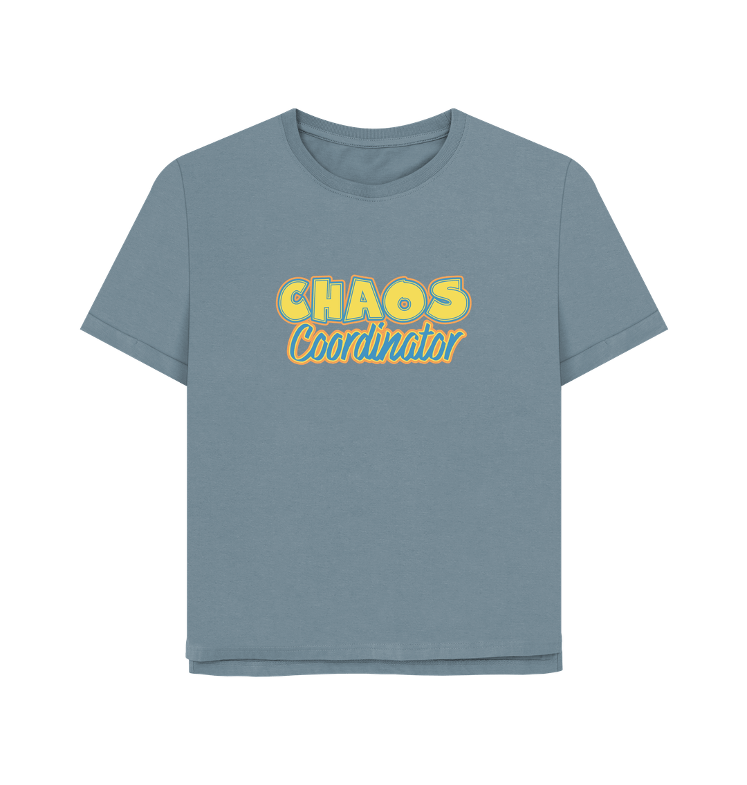 Stone Blue Chaos Coordinator Women's Relaxed Fit T-shirt
