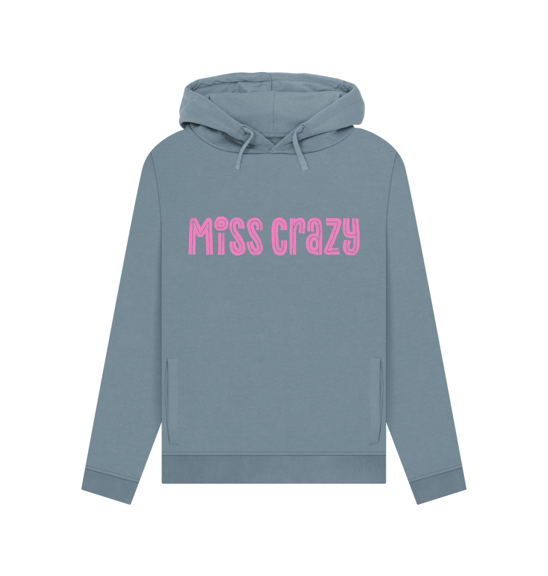 Stone Blue Miss Crazy Women's Hoodie