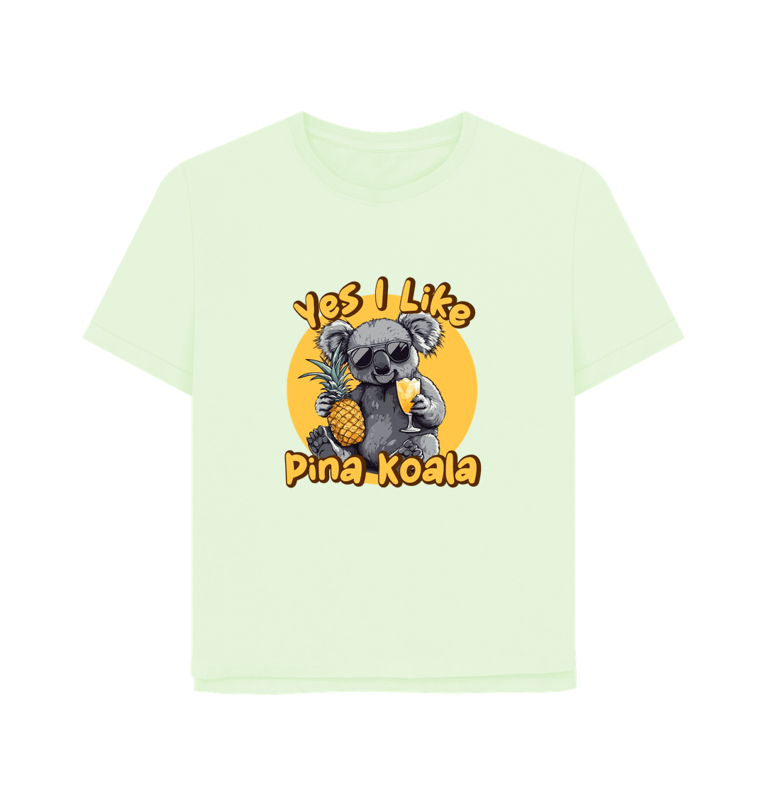 Pastel Green Printed T-shirt