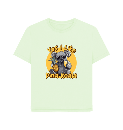 Pastel Green Printed T-shirt