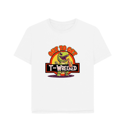 White T-Wrecked Women's Relaxed Fit T-shirt