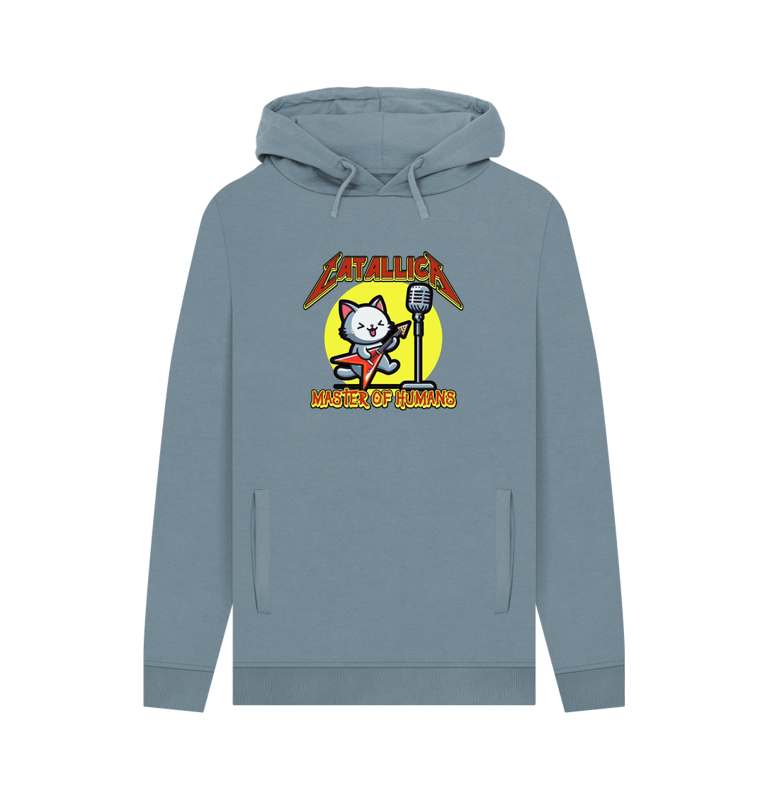 Stone Blue Catallica Men's Hoodie