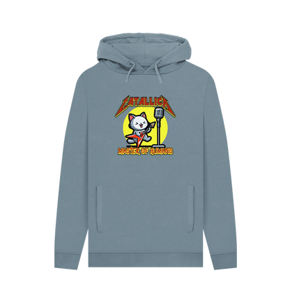 Stone Blue Catallica Men's Hoodie