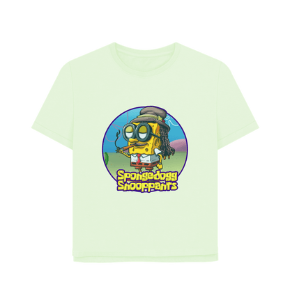Pastel Green Spongedogg Snooppants Women's Relaxed Fit T-shirt
