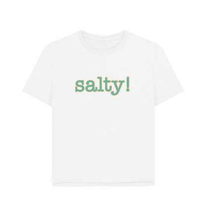White Salty Women's Relaxed Fit T-shirt