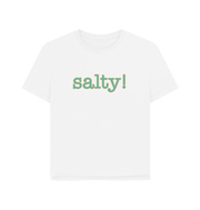 White Salty Women's Relaxed Fit T-shirt