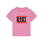 pink mum t-shirt with the slogan 'baby mama'