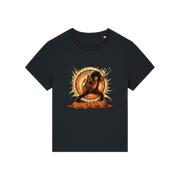 black music t-shirt with the graphic of a man and the slogan 'bang a gong' inspired by an iconic 1970's band