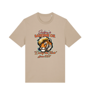 Sand funny t-shirt with a graphic of a tiger inspired by the tiger king