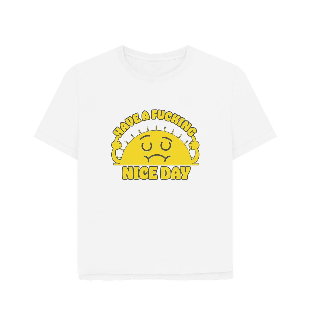 White Printed T-shirt