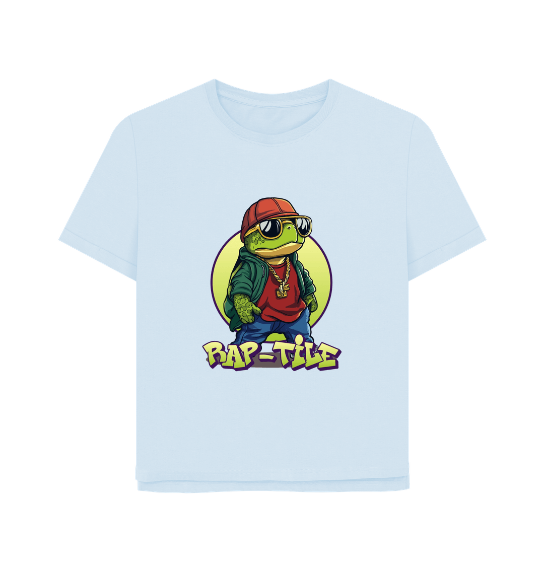 Sky Blue Printed T-shirt