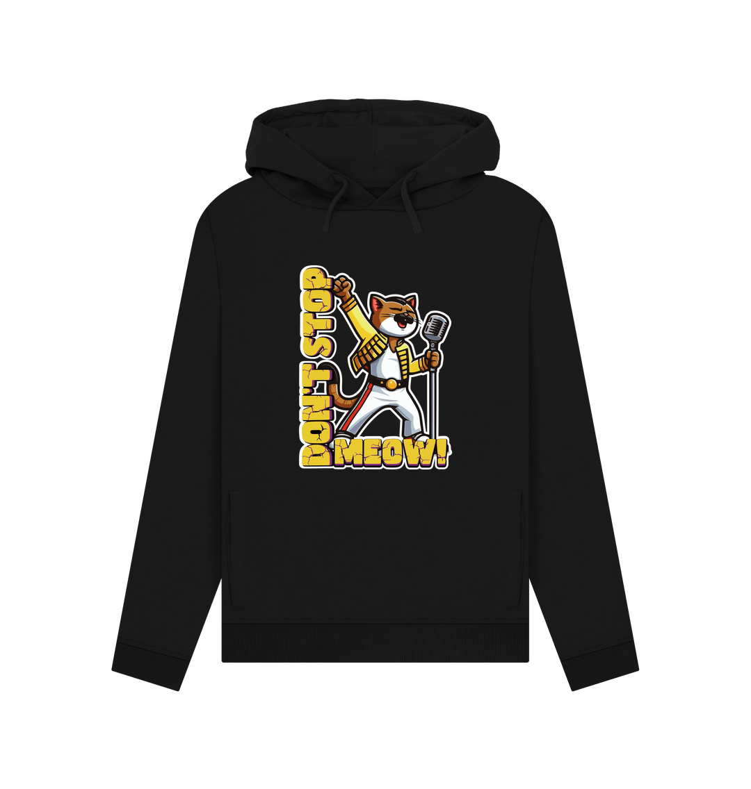 Black Don't Stop Meow Women's Hoodie