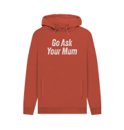 Rust Ask Your Mum Men's Hoodie
