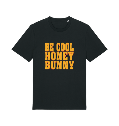 black slogan t-shirt inspired by the cult classic film pulp fiction