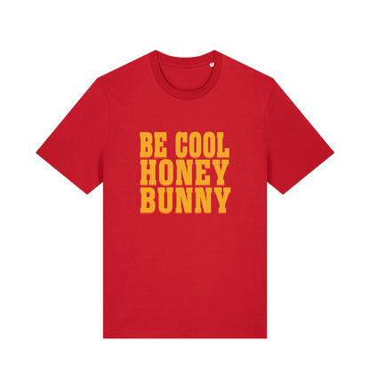 red slogan t-shirt inspired by the cult classic film pulp fiction