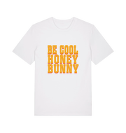 white slogan t-shirt inspired by the cult classic film pulp fiction