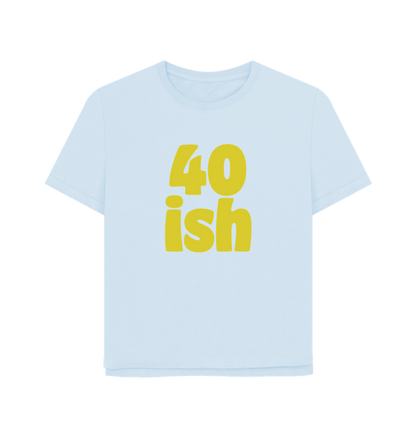 Sky Blue Forty-ish Women's Relaxed Fit T-shirt