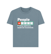 Stone Blue People Trust Women's T-shirt