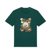 green graphic t-shirt with 'the big swingers club' and the graphic of a cartoon golf ball